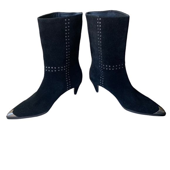 Caverley Boots Women’s Size 10 Collie Black Suede Boot - Picture 4 of 10